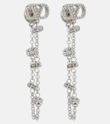 Orecchini VLogo Signature con cristalli | Valentino