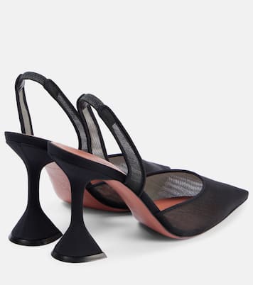 Holli mesh slingback pumps | Amina Muaddi