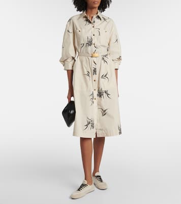 Abito chemisier in popeline di cotone | Moncler