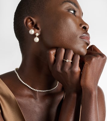 Ensemble De Sky 18kt gold ring with diamonds | Sophie Bille Brahe