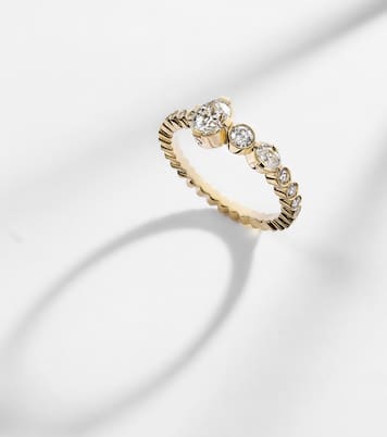 Ensemble De Sky 18kt gold ring with diamonds | Sophie Bille Brahe