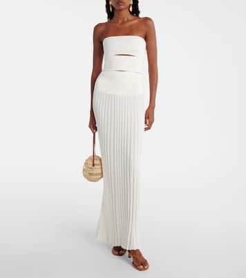 Slash cutout ribbed-knit maxi dress | Christopher Esber