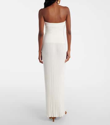 Slash cutout ribbed-knit maxi dress | Christopher Esber
