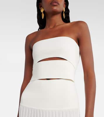 Slash cutout ribbed-knit maxi dress | Christopher Esber