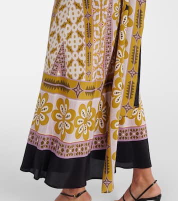 Printed silk crêpe de chine maxi dress | La DoubleJ