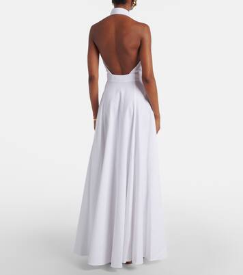 Maxikleid aus Baumwollpopeline | Ralph Lauren Collection