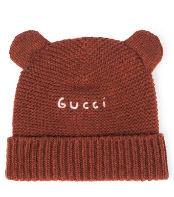 Baby embroidered wool beanie | Gucci Kids