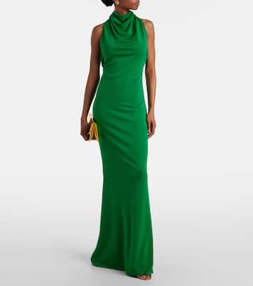 Erin halterneck maxi dress | Rebecca Vallance