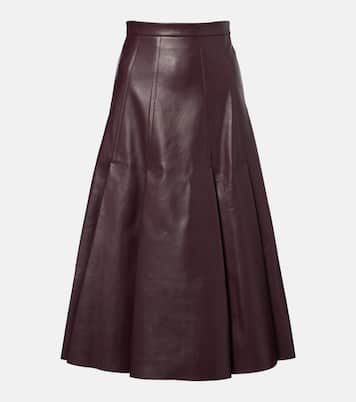 Kensie high-rise leather midi skirt | Emilia Wickstead