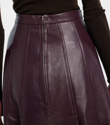 Kensie high-rise leather midi skirt | Emilia Wickstead