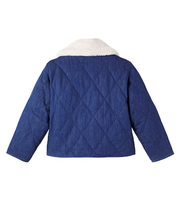 New Anna cotton denim quilted jacket | C'era Una Volta