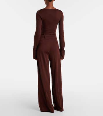 Natale 하이라이즈 울 와이드 팬츠  | Max Mara