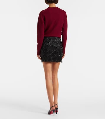 Vika fringed sequined miniskirt | Rotate