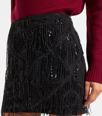 Vika fringed sequined miniskirt | Rotate