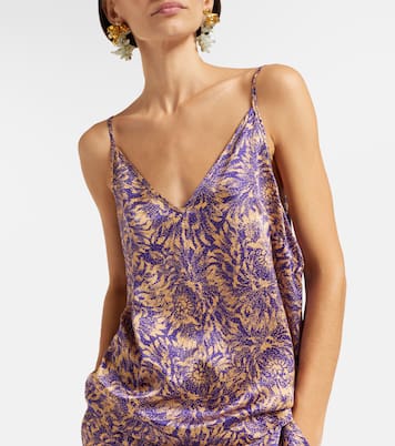 Floral silk camisole | Dries Van Noten