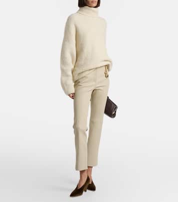 بنطلون بوت كات من الجلد | Joseph