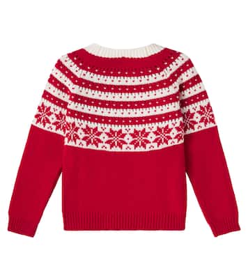 Fair Isle wool sweater | Gucci Kids