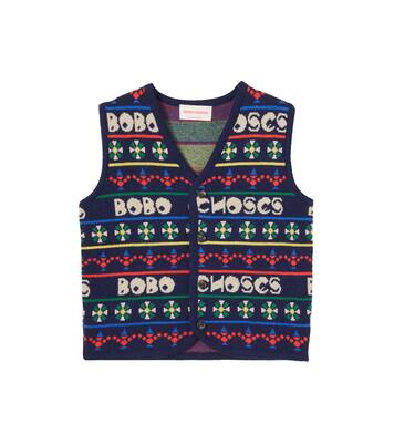 Buttoned sweater vest | Bobo Choses