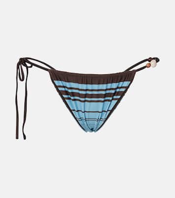 Rioja beaded striped bikini bottoms | SIR