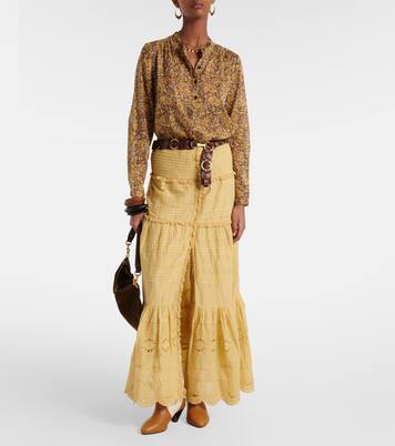 Paoline 티어드 코튼 맥시 스커트 | Marant Etoile