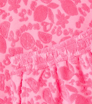 Set de top y shorts de rizo en mezcla de algodón | Molo