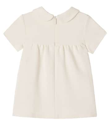 Horsebit Web Stripe cotton dress | Gucci Kids
