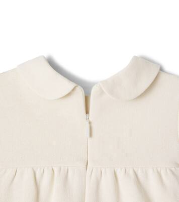 Horsebit Web Stripe cotton dress | Gucci Kids