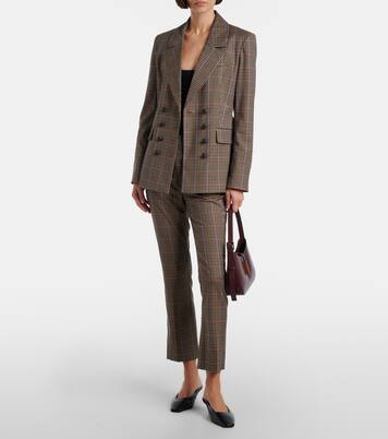 Claude 체크 블레이저 | Veronica Beard