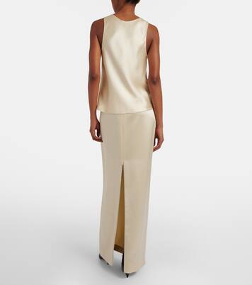 Silk satin maxi skirt | The Row