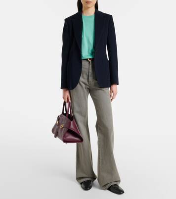 Papaia embroidered cotton jersey T-shirt | Max Mara