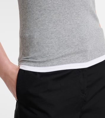 Orion 리브 니트 탱크 탑 | Velvet