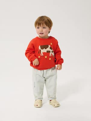 Baby Pullover Farm Adventure aus Baumwolle | Bobo Choses
