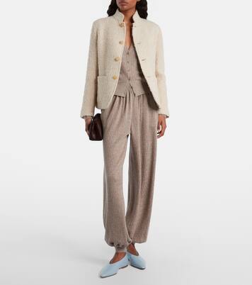 Cashmere and silk tapered pants | Loro Piana