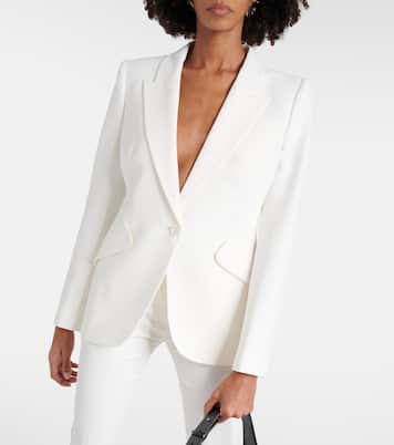 Blazer aus Crêpe | McQueen