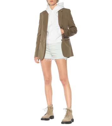 Short Carter en jean à taille haute | 3x1 N.Y.C.
