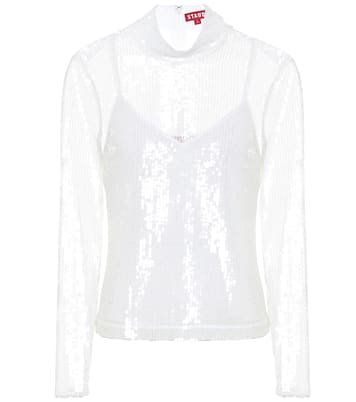 Chaka sequined blouse | Staud