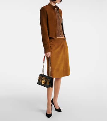 Escarpins Kate 85 en daim | Christian Louboutin
