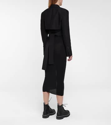 Cropped wool and silk-blend jacket | Proenza Schouler