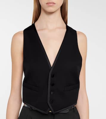 Weste aus Schurwolle | Saint Laurent