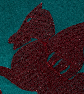 Exeter embroidered velvet cushion | Etro
