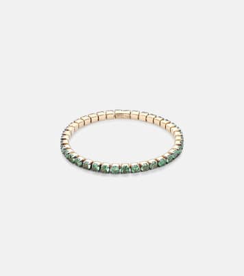 Bague Thread en or 18 ct et grenats | Shay Jewelry