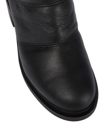 Botas de piel con forro de borrego | Gianvito Rossi