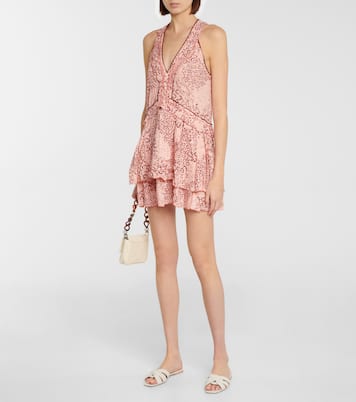 Vestido corto Mae floral | Poupette St Barth