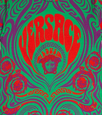 Medusa 프린트 코튼 티셔츠 | Versace Kids