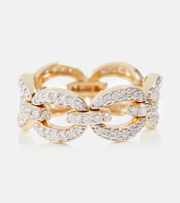 Bague Catena Petite en or 18 ct et diamants | Nadine Aysoy