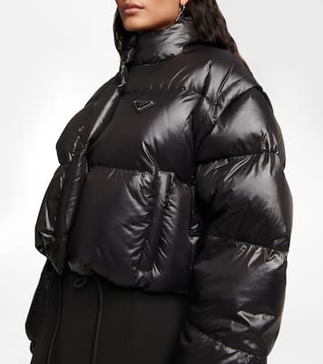 Re-Nylon crop down jacket | Prada