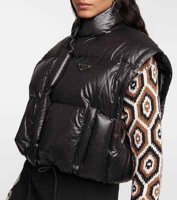 Re-Nylon crop down jacket | Prada