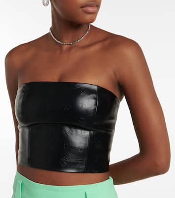 Bustier Emili aus Lederimitat | Rotate