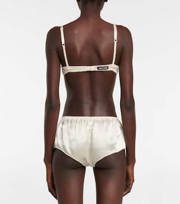 Reggiseno in raso | Miu Miu