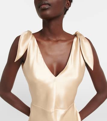 Silk satin gown | Gabriela Hearst